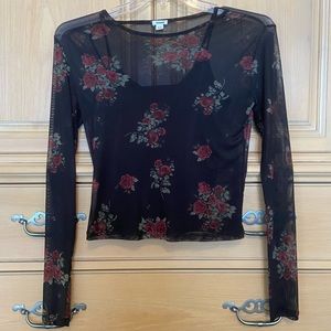 Garage Mesh Rose Top